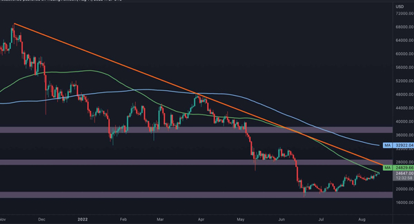 نمودار روزانه قیمت بیت کوین (BTC) | صرافی ارز دیجیتال همتاپی