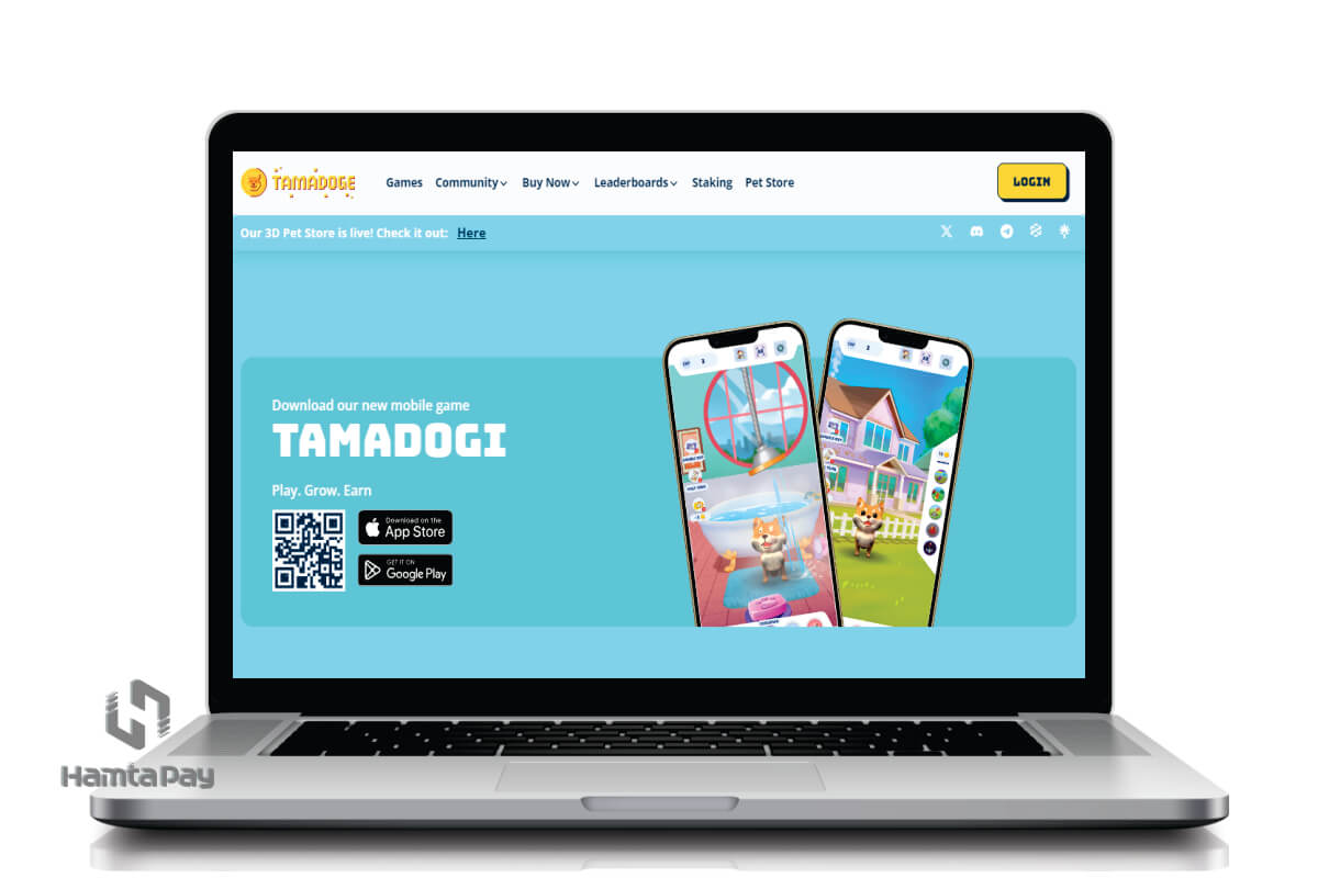 وب‌سایت تامادوج (Tamadoge)