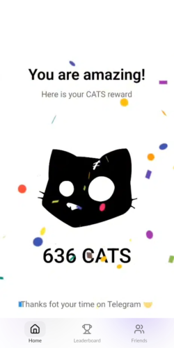 ایردراپ کتز (CATS) تلگرام