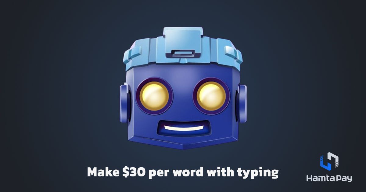 کد تپ سواپ Make $30 per word with typing