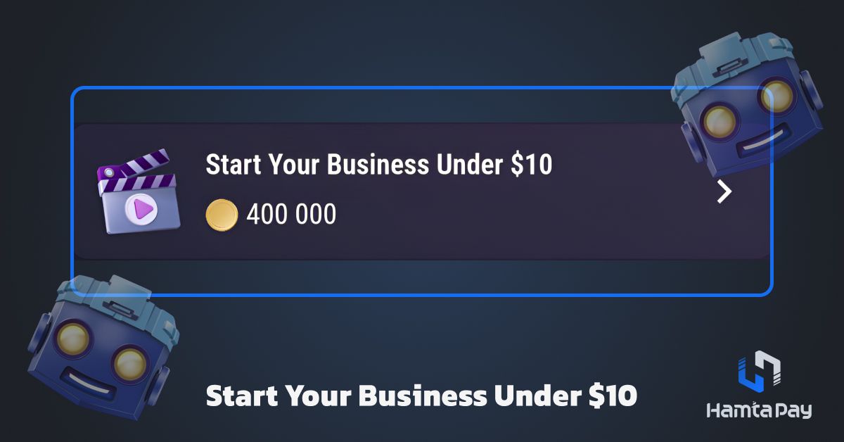 کد تپ سواپ Start Your Business Under $10