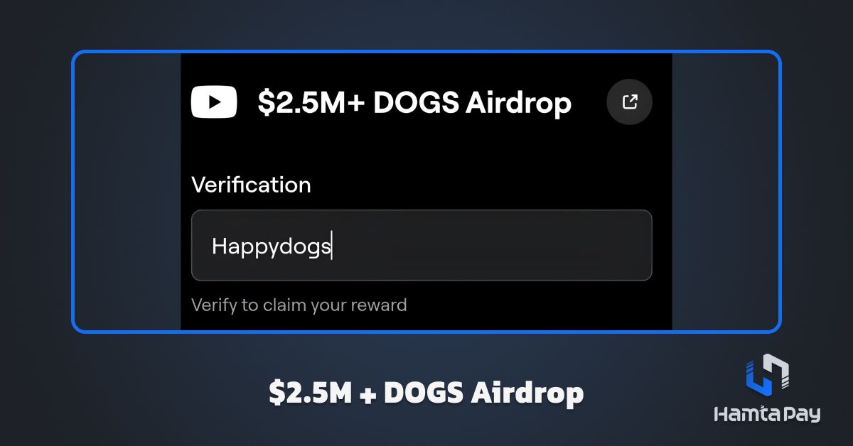 کد بلوم $2.5M + DOGS Airdrop