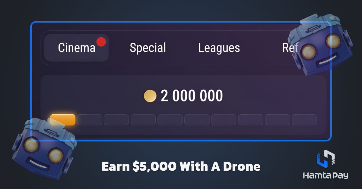 کد تپ سواپ Earn $5,000 With A Drone