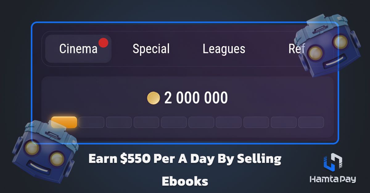 کد تپ سواپ Earn $550 Per A Day By Selling Ebooks