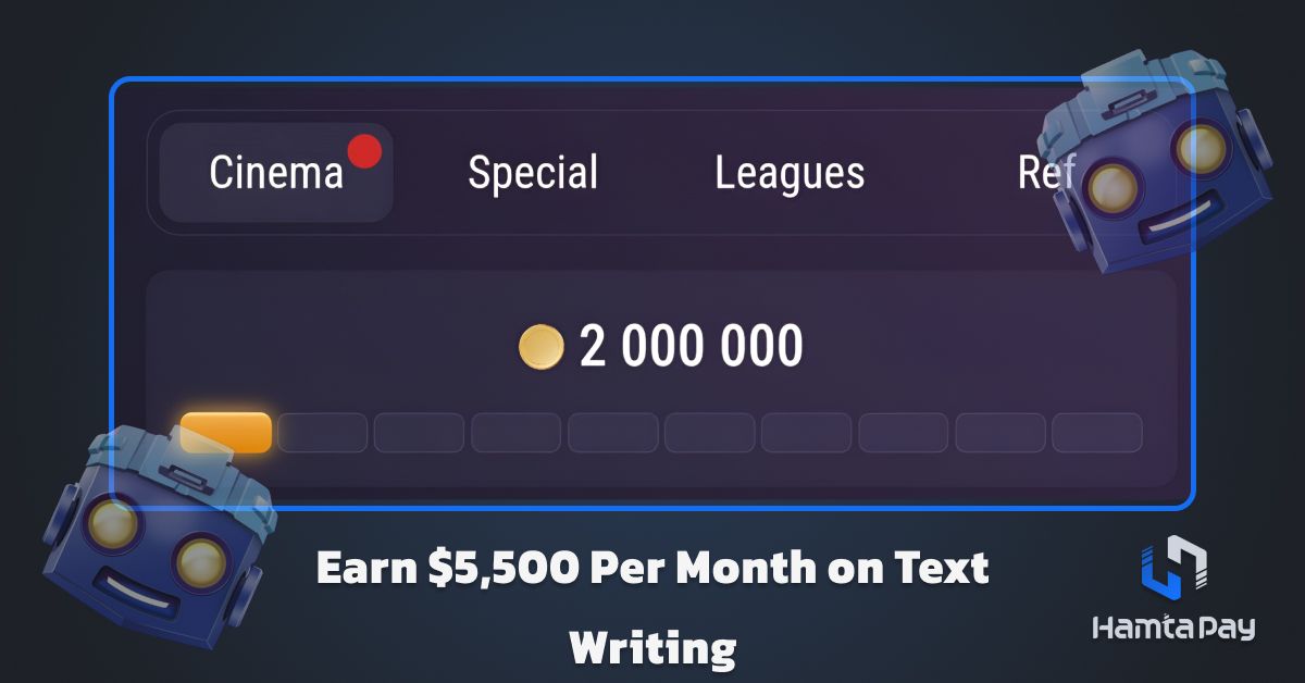 کد تپ سواپ Earn $5,500 Per Month on Text Writing