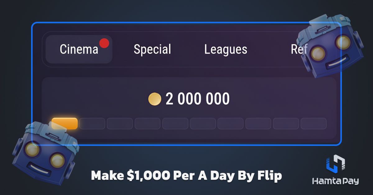 کد تپ سواپ Make $1,000 Per A Day By Flip