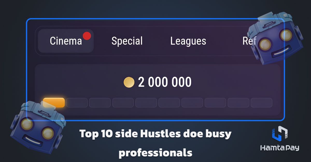 کد تپ سواپ Top 10 side Hustles doe busy professionals